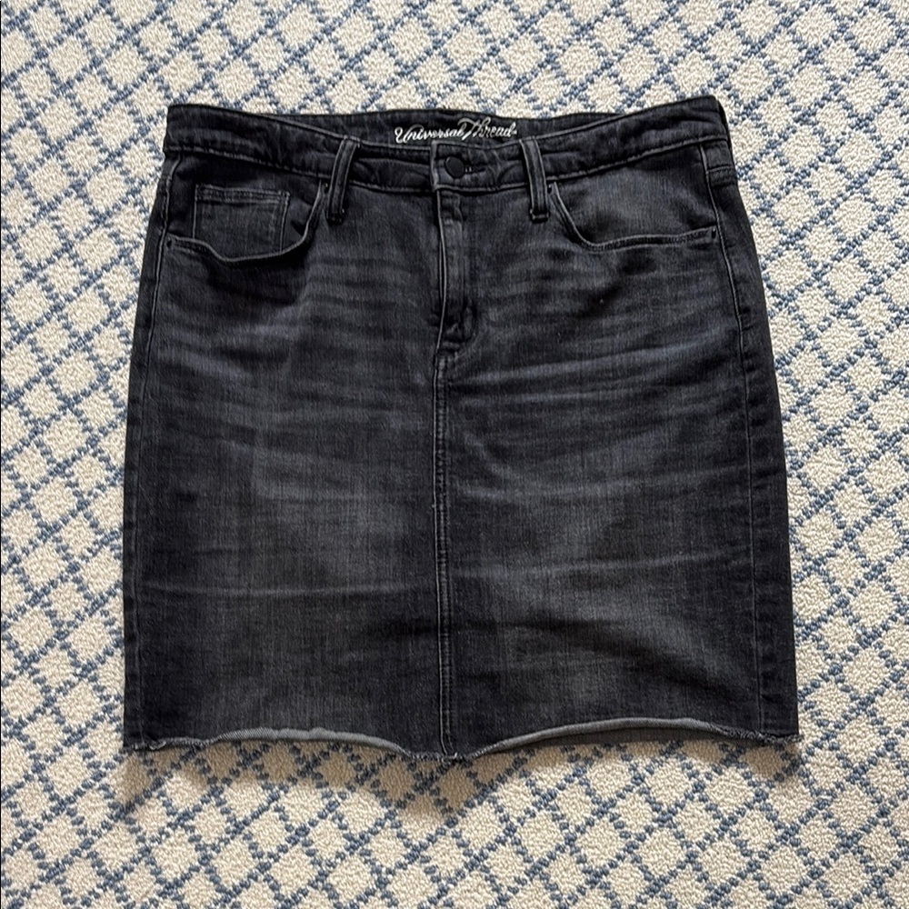 Universal Thread Gray Pencil Skirt Casual Knee-length